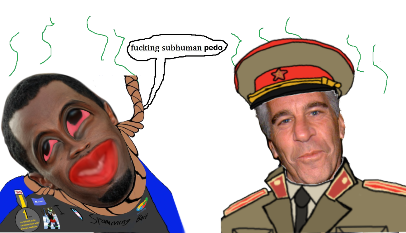 jeffrey epstein, chudjak, epsteinjak, jartycuck, patrick, slopjak, bloodshot eyes, diddy, fucking subhuman filth, hypocrite