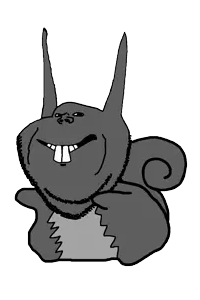 dancing swede squirrel grey.gif