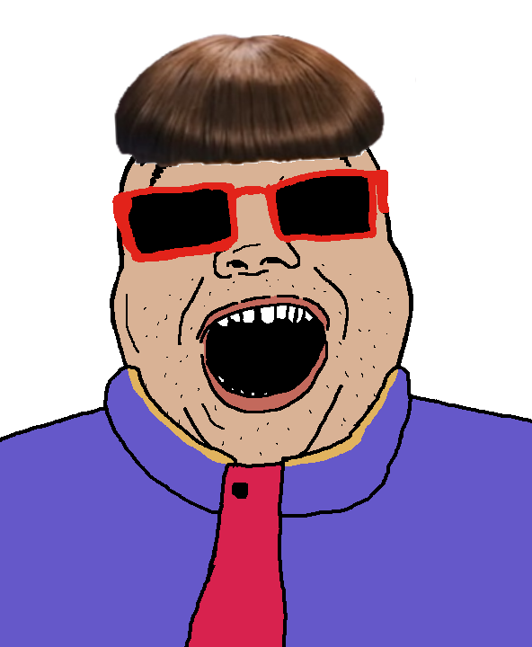 alicia, blue jacket, bowl cut, bowlcut, brown hair, clothes, fat, glasses, hair, jacket