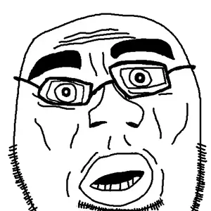 exjak, beard, glasses, stubble, surprised