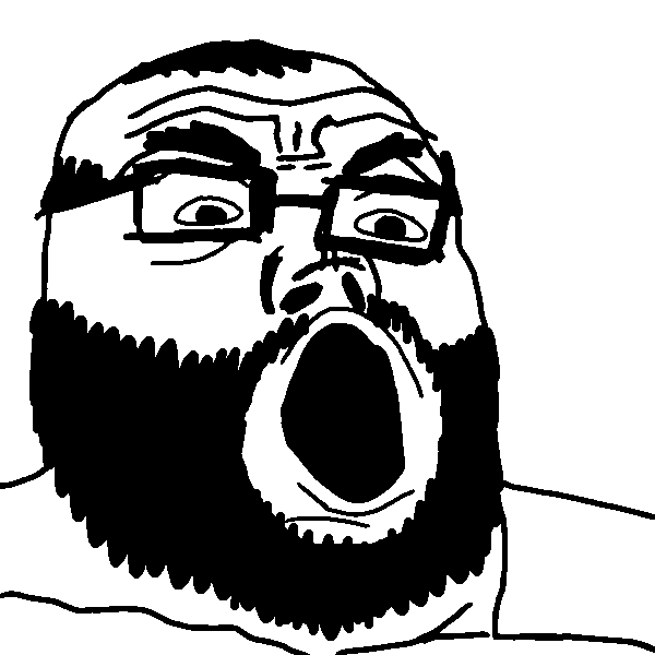 markiplier soyjak, tony soprano soyjak, gabagool lover, science lover, fusionjaks, things lovers, angry, beard, black eyes, ear