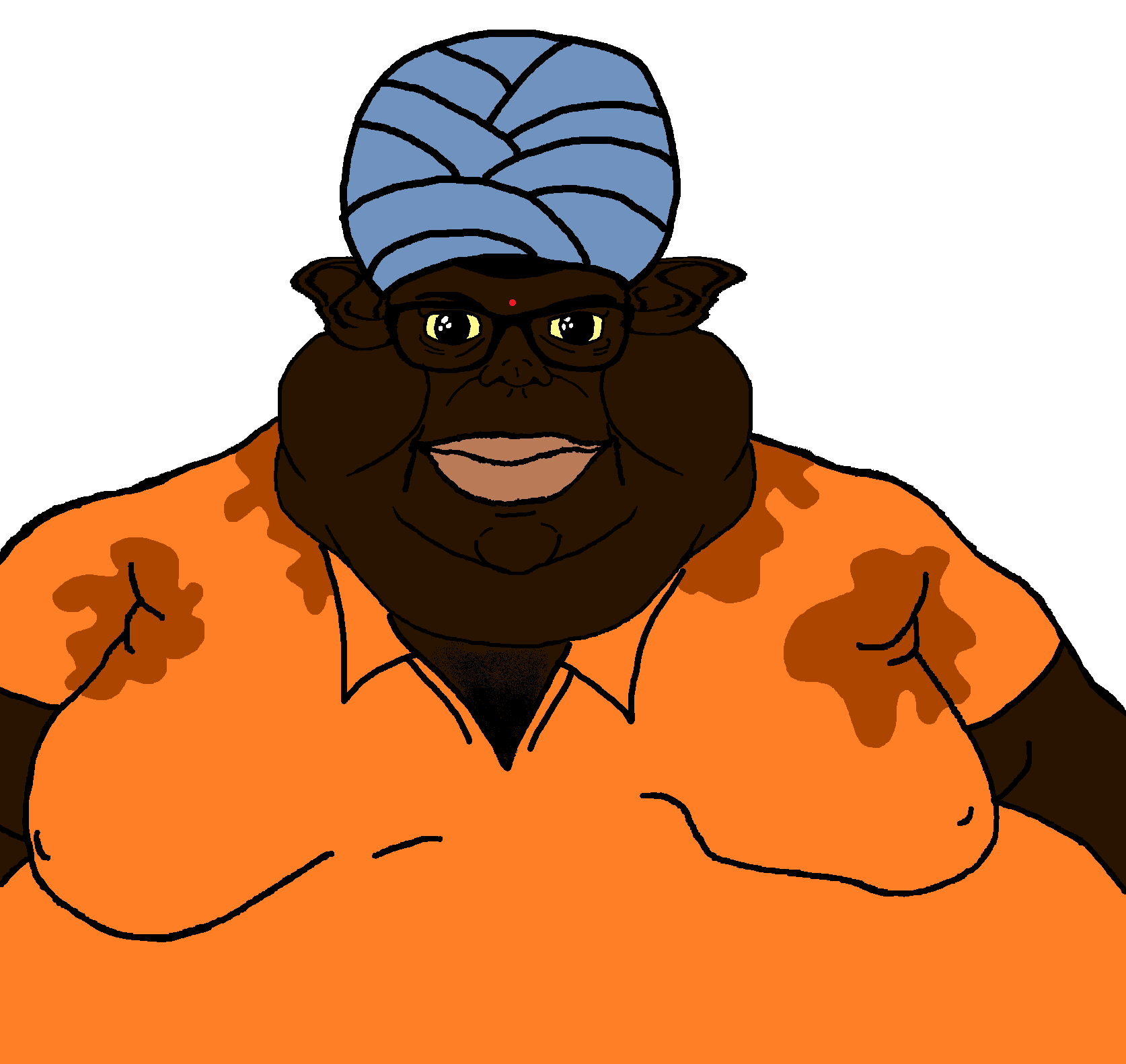 tillkrannies, brandon, meximutt, branigger, 1soyjak, bharat, big lips, bindi, black hair, brown lips