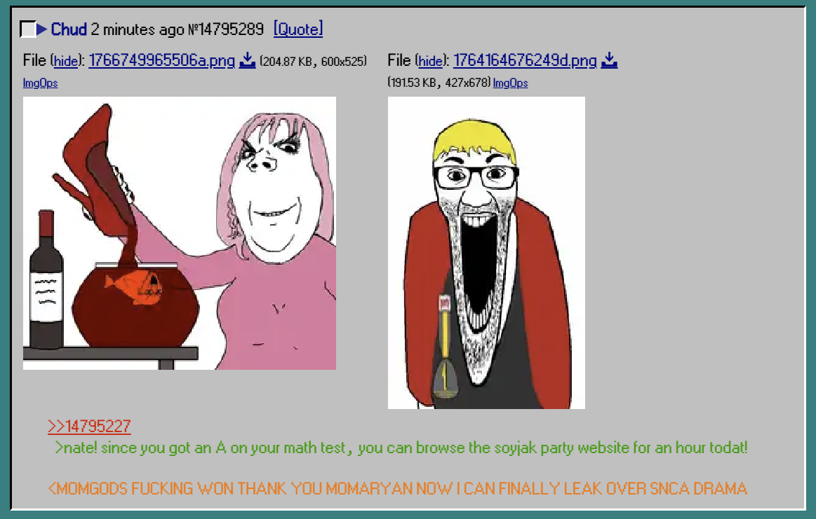 nate higgers, el perro rabioso, gapejak, soyak, daddy's girl gapejak, wholesome soyjak, natejak, sharty greentexts, 1 year on bald men with glasses website, 2soyjaks