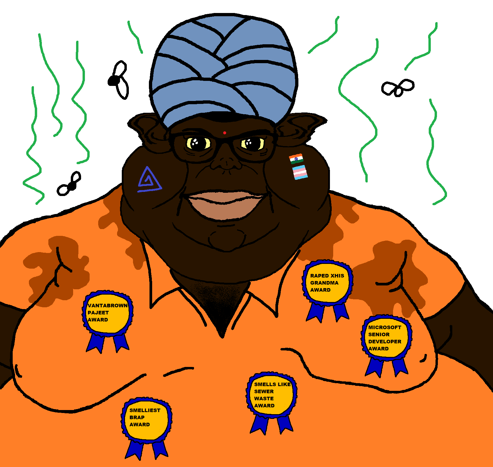 brandon, meximutt, branigger, slopjak, animal, award, bharat, bindi, boylover symbol, brown lips