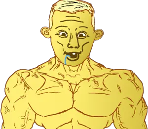 27446 - soybooru.com - chudjak_front closed_mouth clothes tshirt muscular_chud template vein hair arm chudjak soyjak blue_eyes glasses buff.png