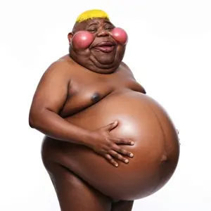 hunky, alicia, fat alicia, hunky twink sex machine, hunky twink sex machine, black skin, blonde hair, epi, fat, hair