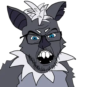 feraljak, bat, furry, glasses, gray skin, transparent background, vauruk