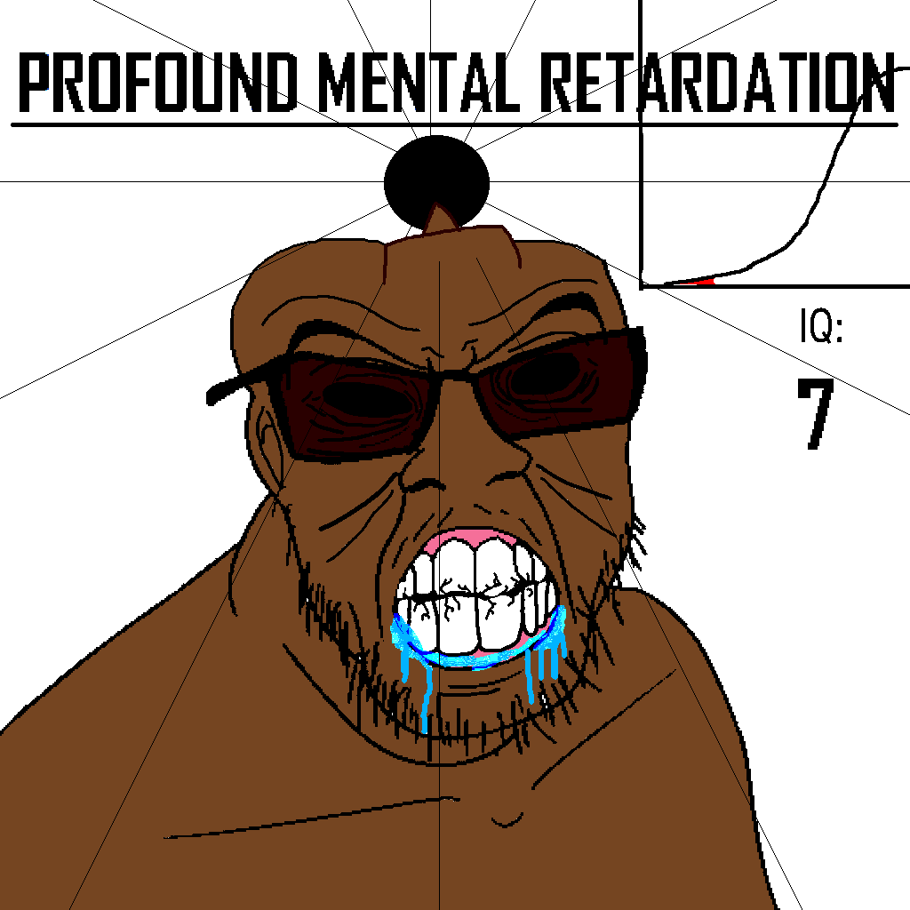 feraljak, iq diagrams, angry, bald, bbq sauce, black eyes, black glasses, black hole, black sclera, bottle
