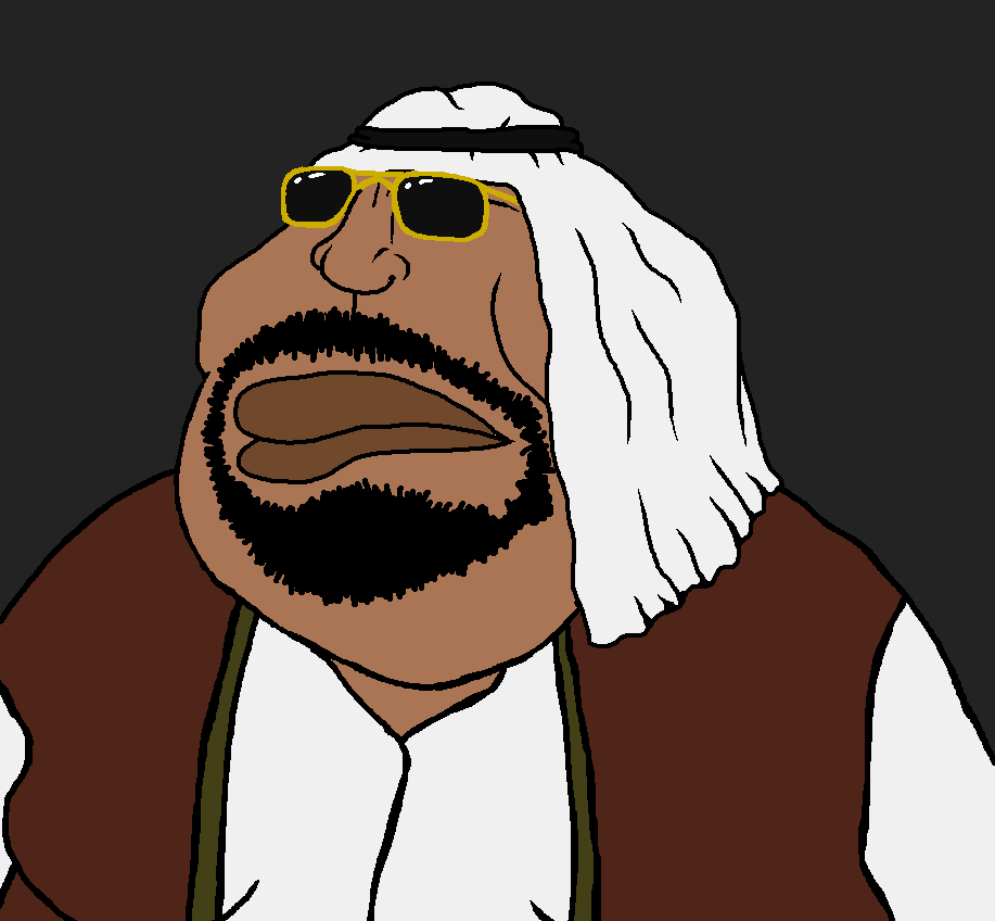 meximutt, arab, big lips, big nose, black background, black hair, brown lips, brown skin, chin, double chin