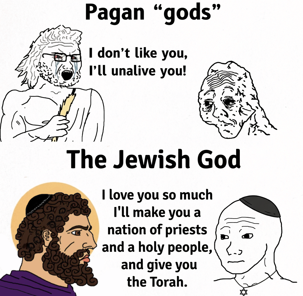 wojak, yes chad, soyak, jewslut, soyak (crying), 4soyjaks, bloodshot eyes, brown eyes, brown hair, clothes