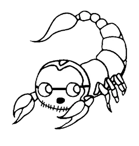 fefe, unknown, animal, arachnid, arthropod, bug, glasses, open mouth, scorpion, stubble