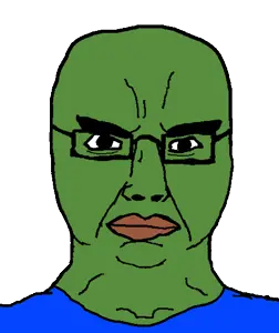 pepe, chudjak, chudjak front, spinnerz!, 360, amphibian, angry, animal, animated, closed mouth