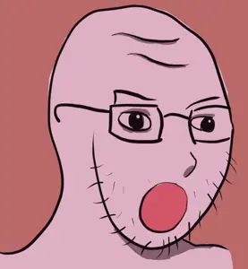 soyak, future funk, glasses, music, open mouth, redraw, soyjak, stubble