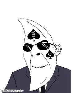 moonman, cobson, spadeson, spadeson, animated, clothes, ear, glasses, necktie, ponpon