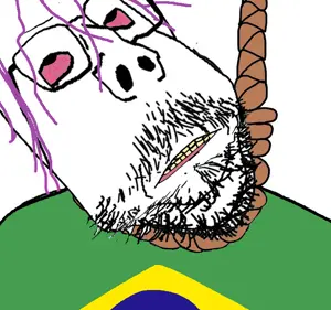 gapejak, scholar, bloodshot eyes, brazil, country, distorted, flag, glasses, hair, hanging