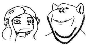 [www.glegle.gallery] white_background white_skin long_hair aliased_lines monochrome looking_at_viewer greyscale binary_color 2_entities impjak - 644.jpg