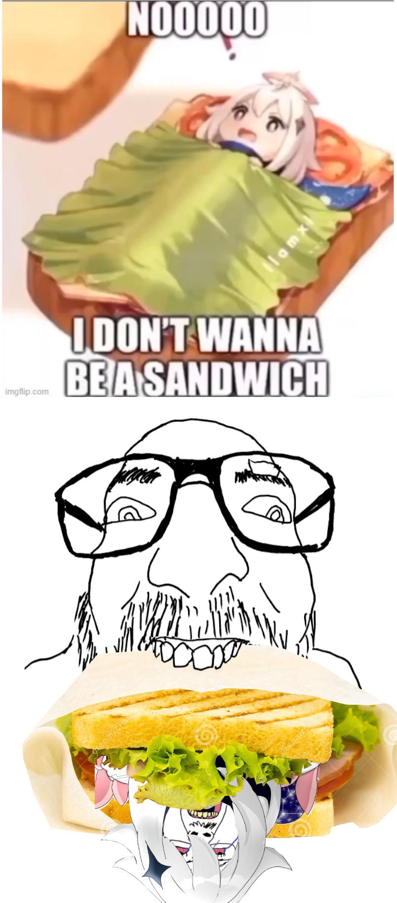 bernd, israeli soyjak, 2soyjaks, ack, beard, bloodshot eyes, crying, food, glasses, hanging