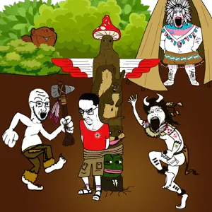 pepe, shroomjak, wojak, chudjak, feraljak, gapejak, impish soyak ears, markiplier soyjak2, soyak, chudjak seething