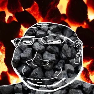gapejak, massjak, wholesome soyjak, coal, coal background, coal skin, ear, eyelids, glasses, inverted