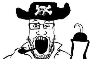 markiplier soyjak, arm, bone, bones, clothes, glasses, hands, hat, hook, open mouth
