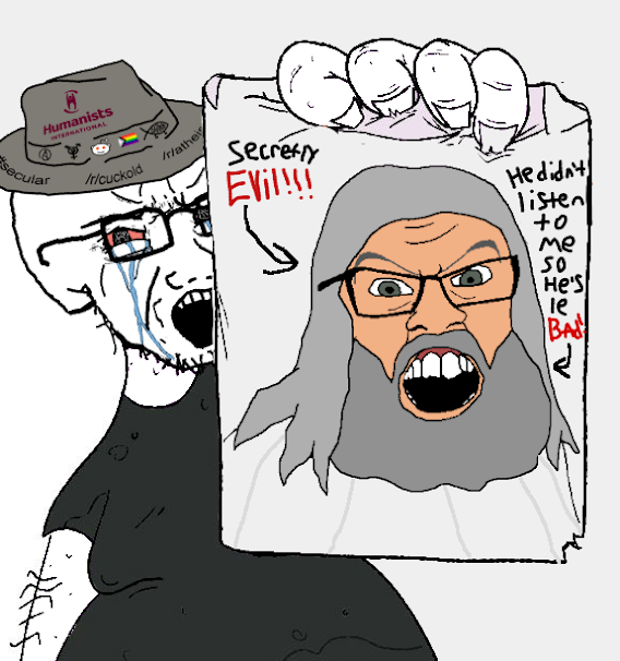 feraljak, soyak, godjaks, 2soyjaks, beard, bloodshot eyes, clothes, crying, drawing, fat
