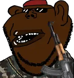impish soyak ears, impish amerimutt, africa, african, black hair, black skin, hair, nigger, tnd