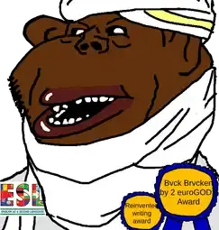 impish soyak ears, impish amerimutt, africa, african, black hair, black skin, hair, nigger, tnd
