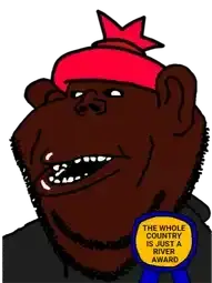 impish soyak ears, impish amerimutt, africa, african, black hair, black skin, hair, nigger, tnd