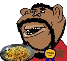 impish soyak ears, impish amerimutt, africa, african, black hair, black skin, hair, nigger, tnd
