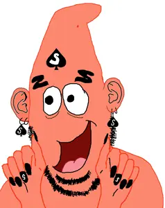 5019 - soybooru.com - ear stubble open_mouth painted_nails slutson spadeson queen_of_spades blush facial_mark hand nose_ring forehead_mark bbc soyjak cobson nose_piercing tattoo glasses genre_defining.png