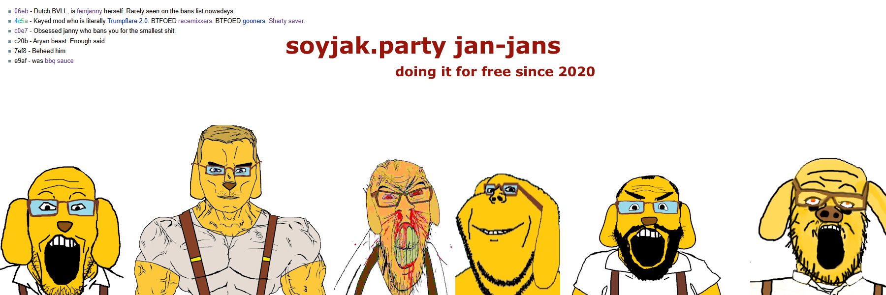a24 slowburn soyjak, chudjak, feraljak, impish soyak ears, markiplier soyjak, chudjak front, feralrage, muscular chud, science lover, 06eb