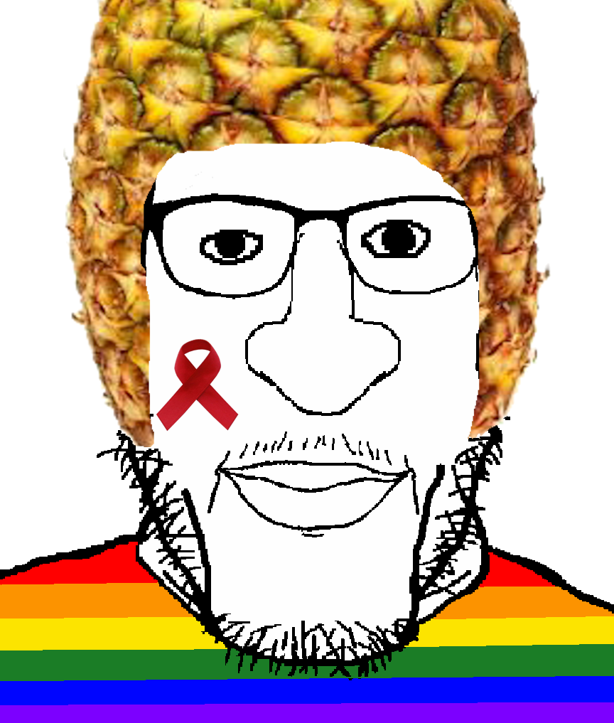 markiplier soyjak, carbjak, 1soyjak, aids, awful carb, big lips, closed mouth, face, food, front view