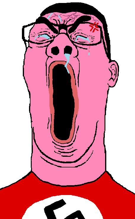 chudjak, reaction soyjak, reaction chudjak, chuddified soyjaks, fusionjaks, /pol/, angry, big eyebrows, black hair, chud