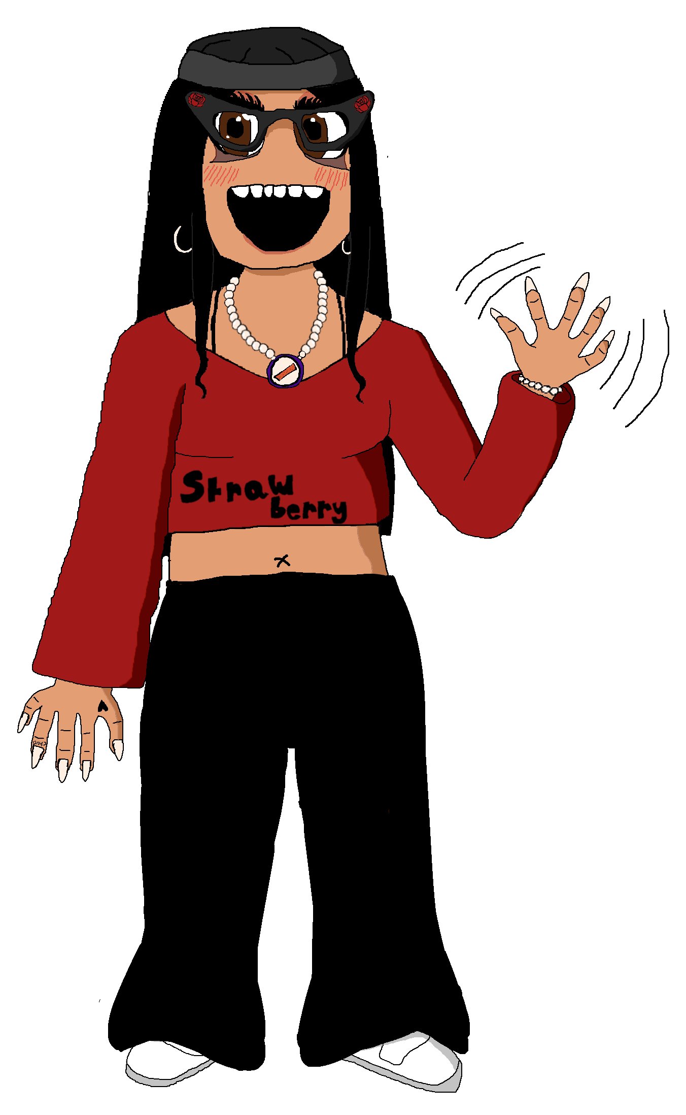 kate schoppenboer, soyango, soytan, 1soyjak, beaner, beanie, belly, belly button, black beanie, black hair