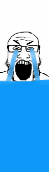 dersoylentdrinker, markiplier soyjak, 1soyjak, angry, animated, bald, crying, eyebrows, flashing, flashing lights