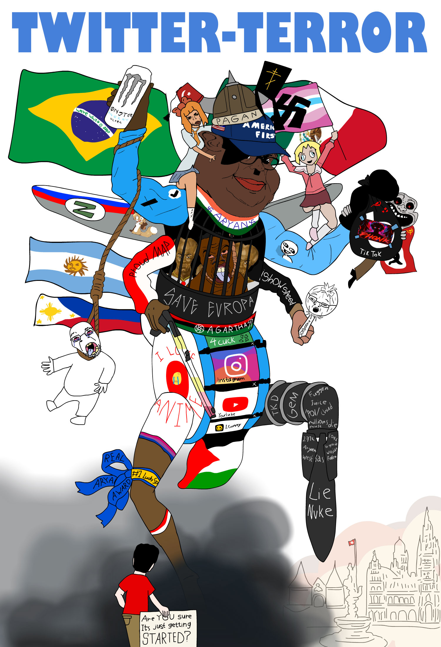 averi, esl fnf pedo, trollface, yakub, bernd, brandon, chudjak, feraljak, markiplier soyjak, soyak