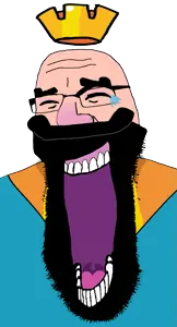 Laughing king cobson.gif