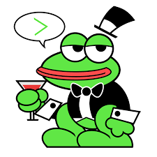 pepe, /tv/, amphibian, animal, arrow, background, clothes, emotion, expression, frog