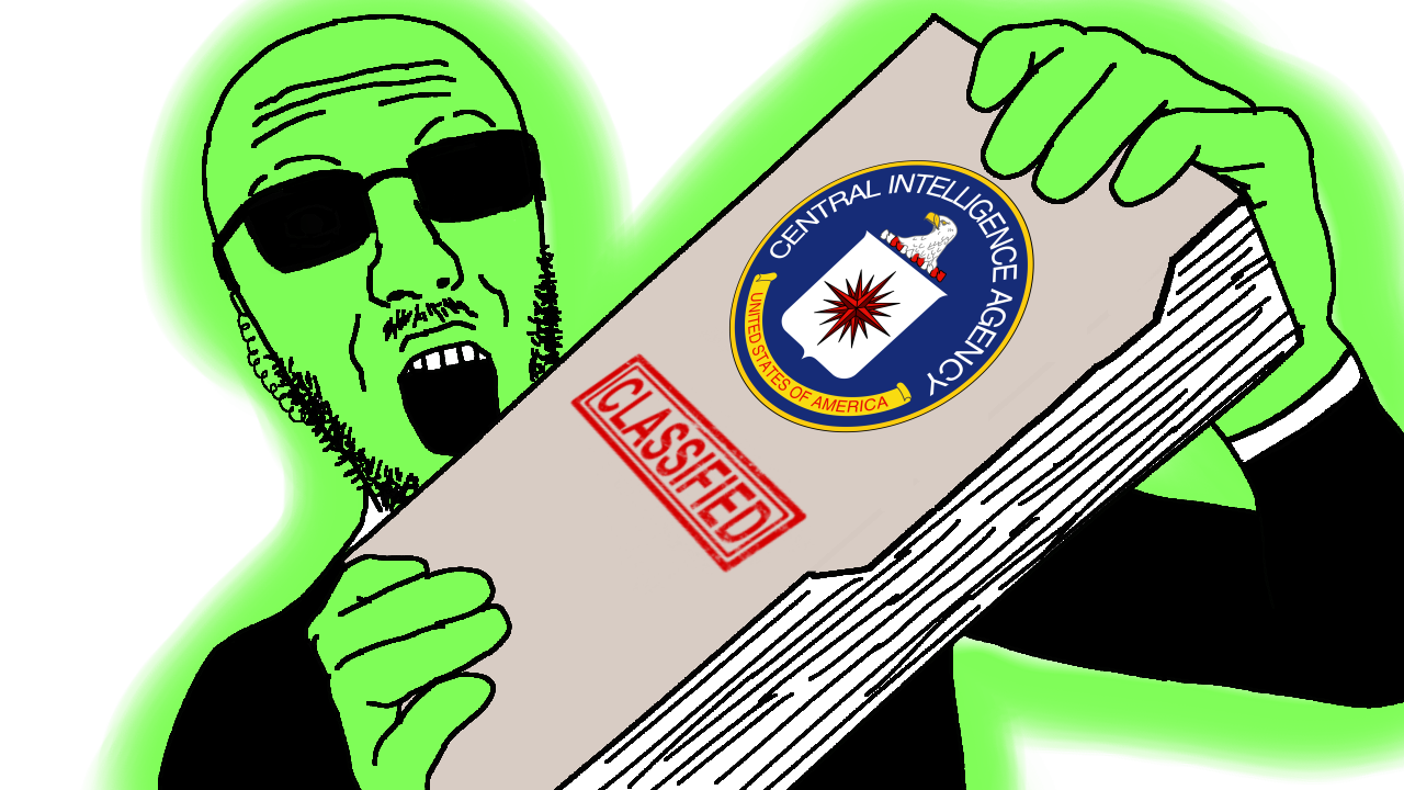 Glowie holding some documents