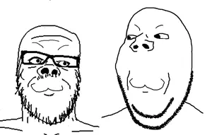 2568 - soybooru.com - stubble are_you_soying_what_im_soying 2soyjaks gapejak looking_at_each_other a24_slowburn_soyjak mustache soyjak wholesome_soyjak smile glasses.png