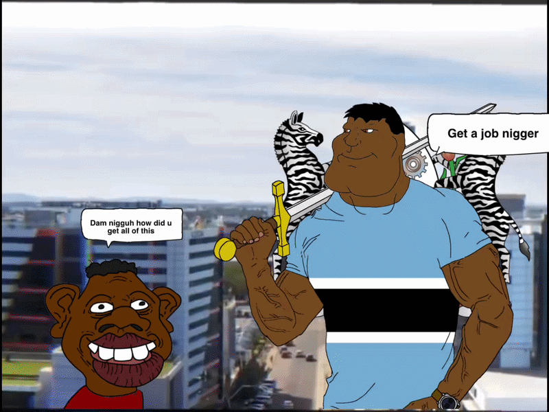 sheeeit, chudjak, meximutt, mexiaryan, muscular chud2, animated, botswana, buff, city, coat of arms