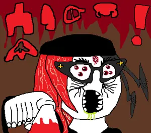 334 - soybooru.com - pointing hat pointing_at_viewer text clothes open_mouth soytan blush female hair hand beanie soyjak blue_eyes glasses chud.png