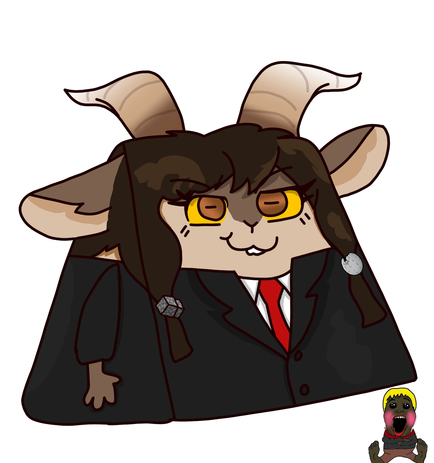 furcobble, alicia, hunky twink sex machine, hunky twink sex machine, oh my god she is so attractive, clothes, female, furry, furry female, goat