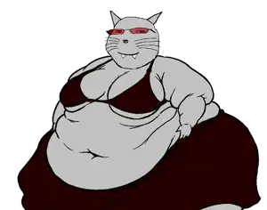 gapejak, massjak, massmeowjak, wholesome soyjak, femjak, holding belly, animal, bbw, belly, big belly