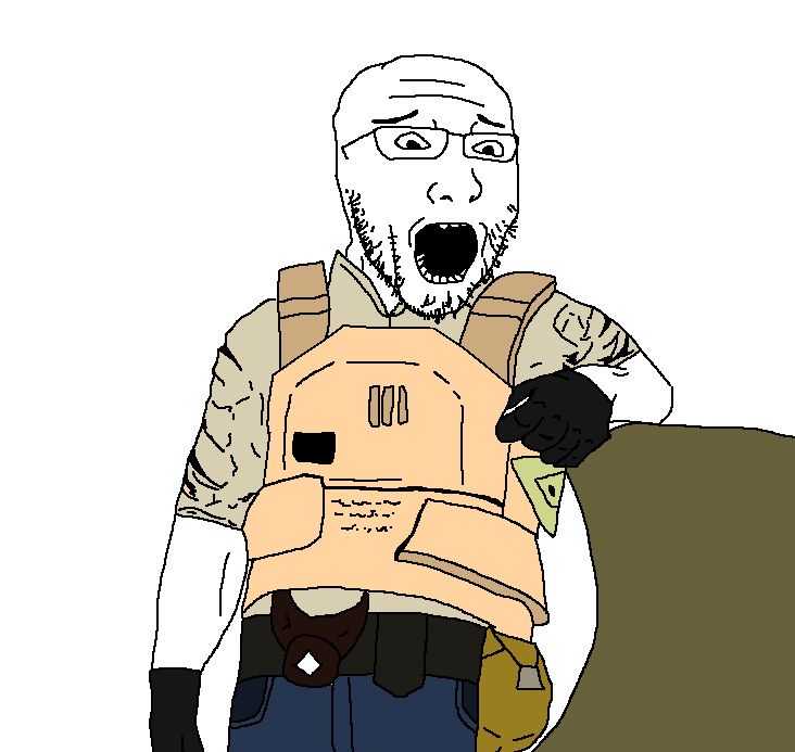 flabberjak, unknown, bald, black gloves, body armor, clothes, csgo, eyebrows, forehead lines, glasses