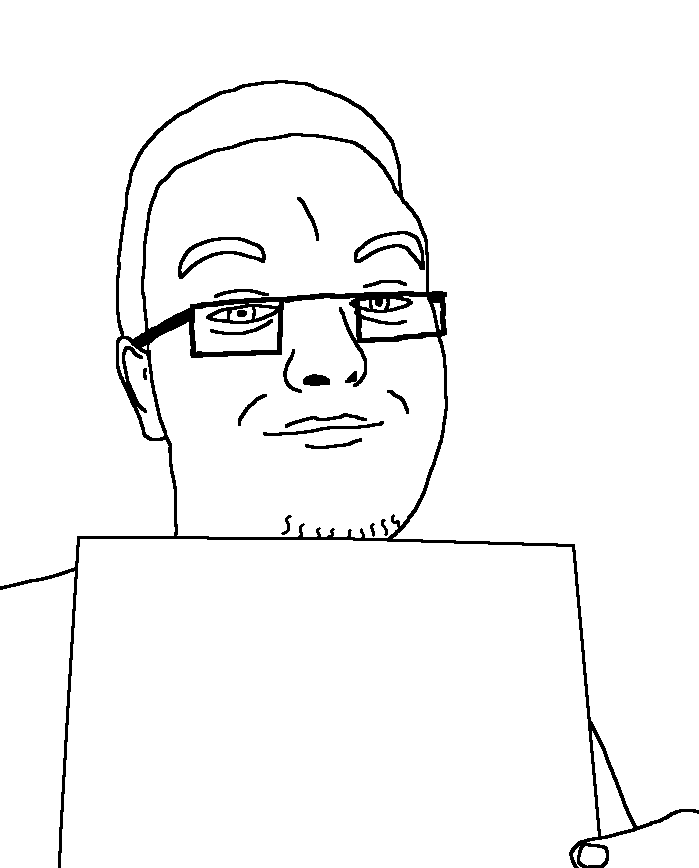 hate, unknown, big forehead, bushy eyebrows, christpilled, closed mouth, eyebrows, face, fat, finger
