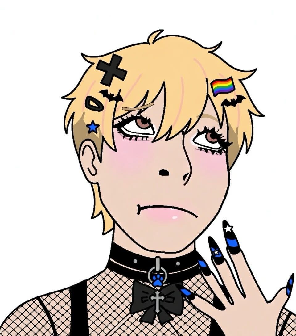 cobson, himeson, pawbson, gyarujak, 1soyjak, bat, black bowtie, blonde hair, bowtie, brown eyes