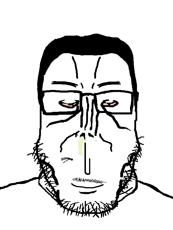 chudjak, markiplier soyjak, chudplier, eurochudplier, euromutt, euromutt, 1soyjak, black hair, bloodshot eyes, closed mouth
