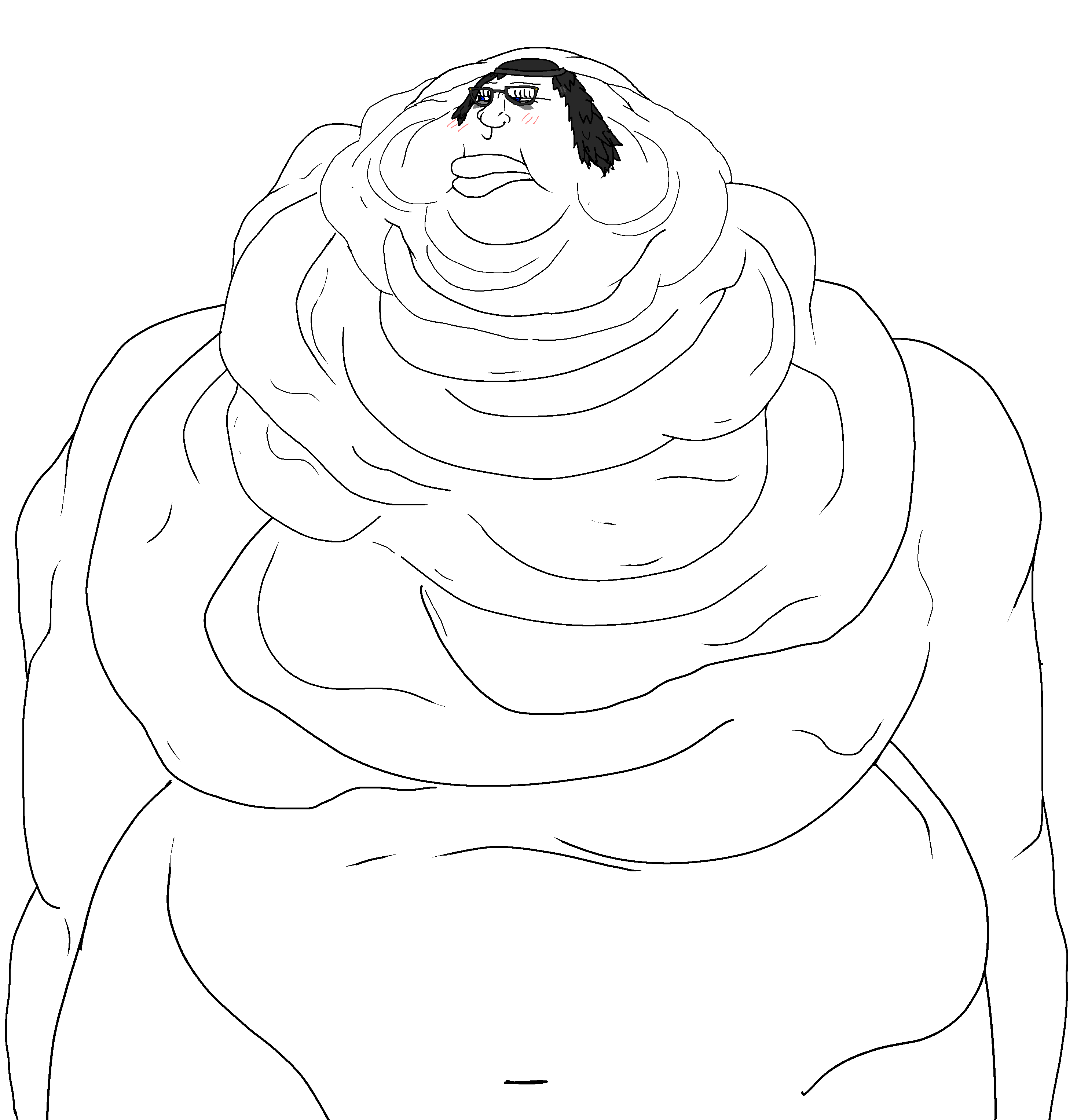 soytan, meximutt, el monstro de mexico, endmutt, morbidmutt, ultramutt, arm, belly, belly button, blush
