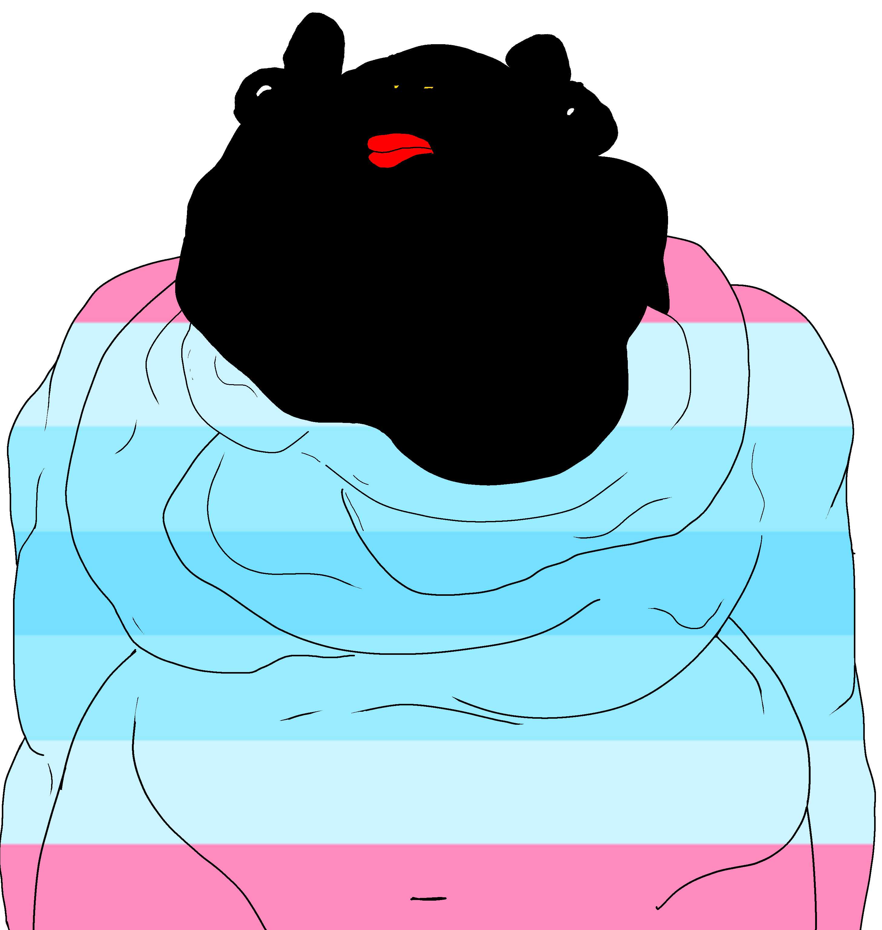 meximutt, el monstro de mexico, endmutt, morbidmutt, ultramutt, arm, belly, belly button, chin, double chin